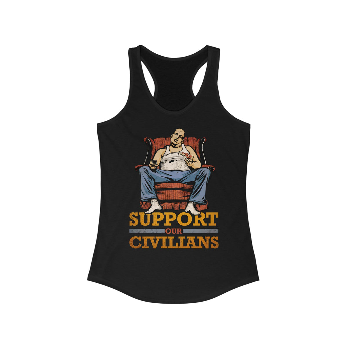 Support Our Civilians - Women's Racerback Tank