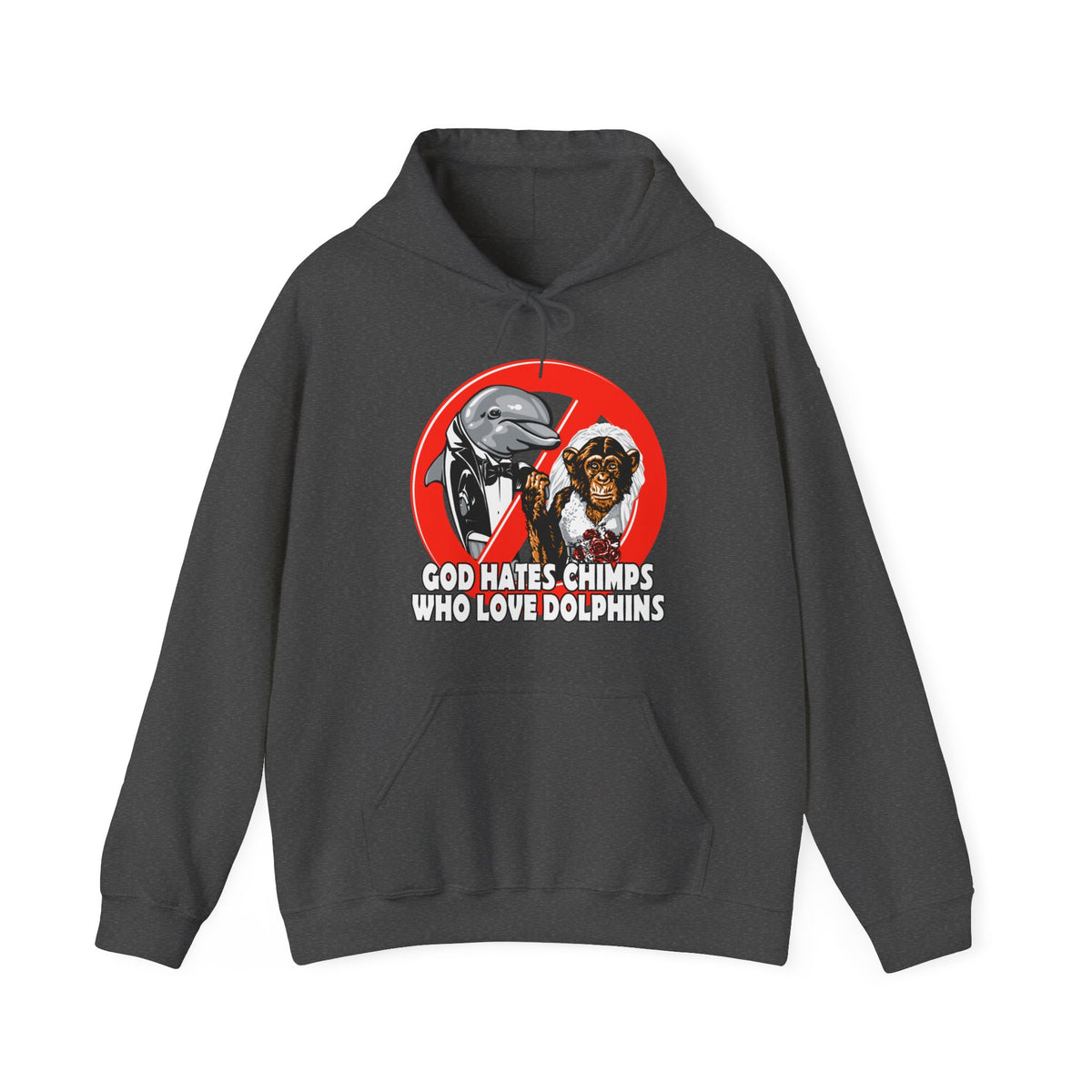 God Hates Chimps Who Love Dolphins - Hoodie