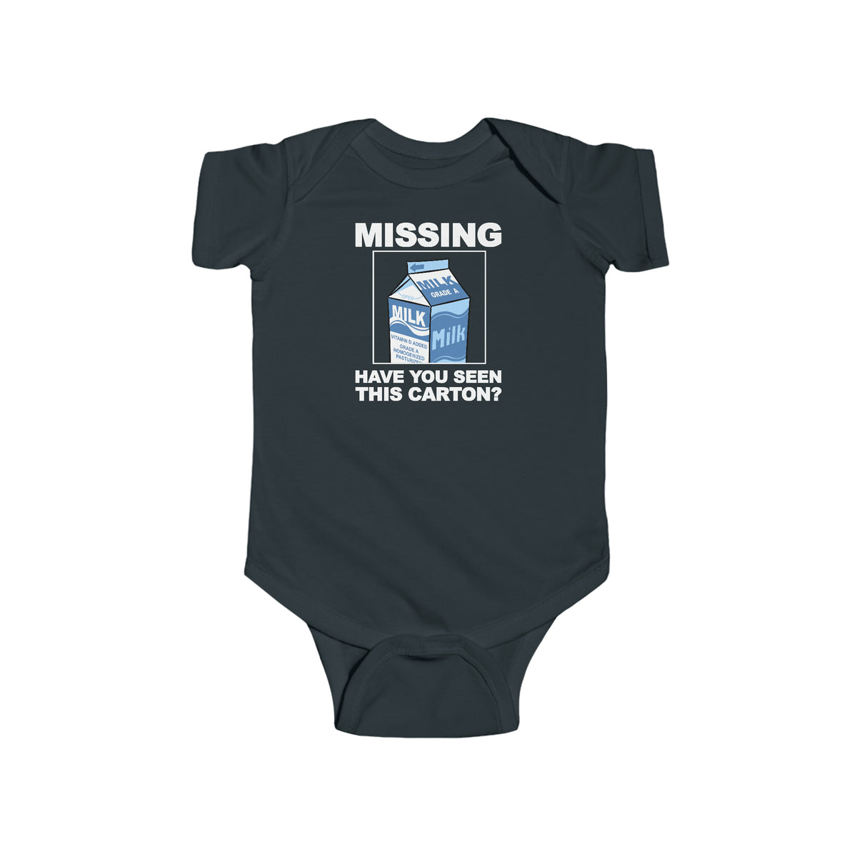 Missing - Have You Seen This Carton? - Baby Onesie