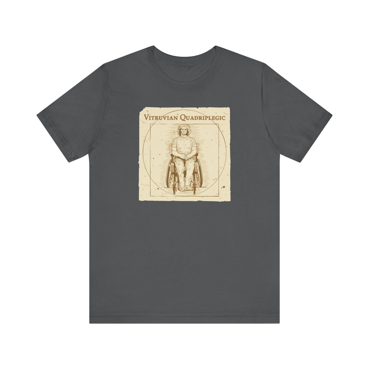 Vitruvian Quadriplegic - Men's T-Shirt