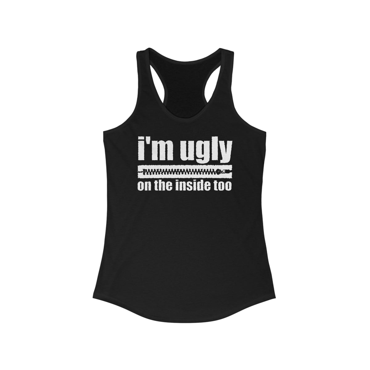 I'm Ugly On The Inside Too - Women's Racerback Tank
