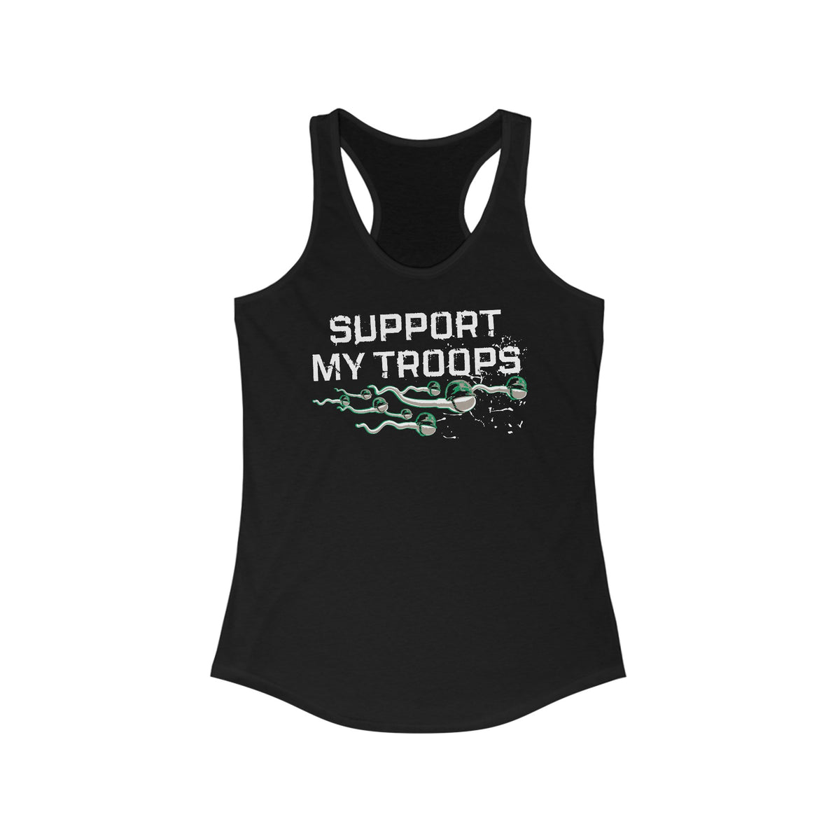 Support My Troops - Women's Racerback Tank
