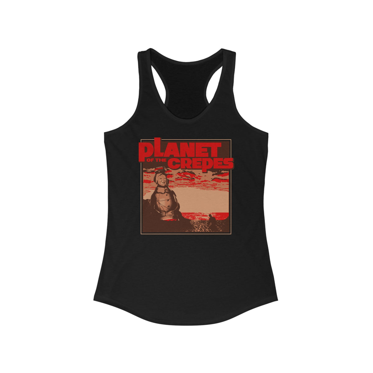 Planet Of The Crepes - Women's Racerback Tank