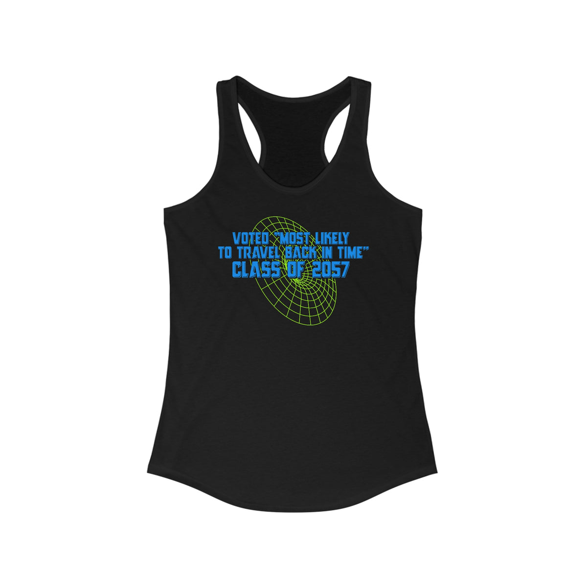 Voted "Most Likely To Travel Back In Time" - Women’s Racerback Tank