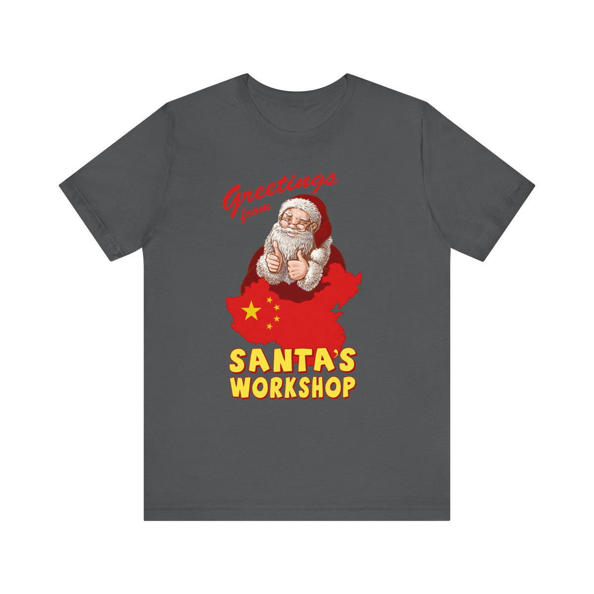 Greetings From Santa's Workshop (China)  - Men's T-Shirt