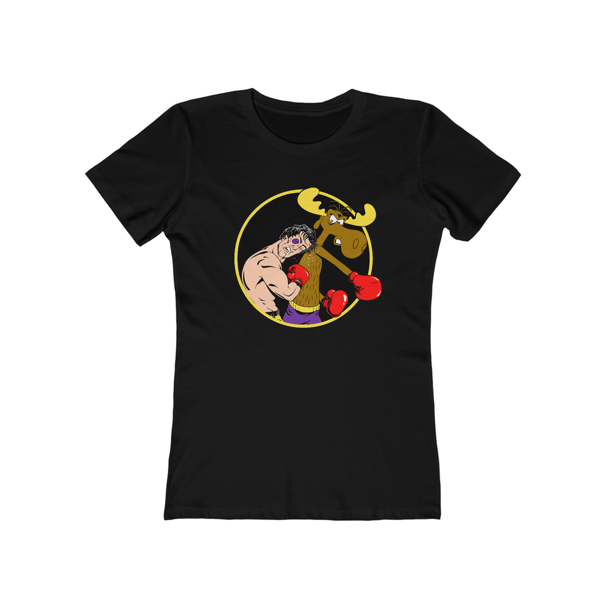 Rocky Vs Bullwinkle  - Women’s T-Shirt